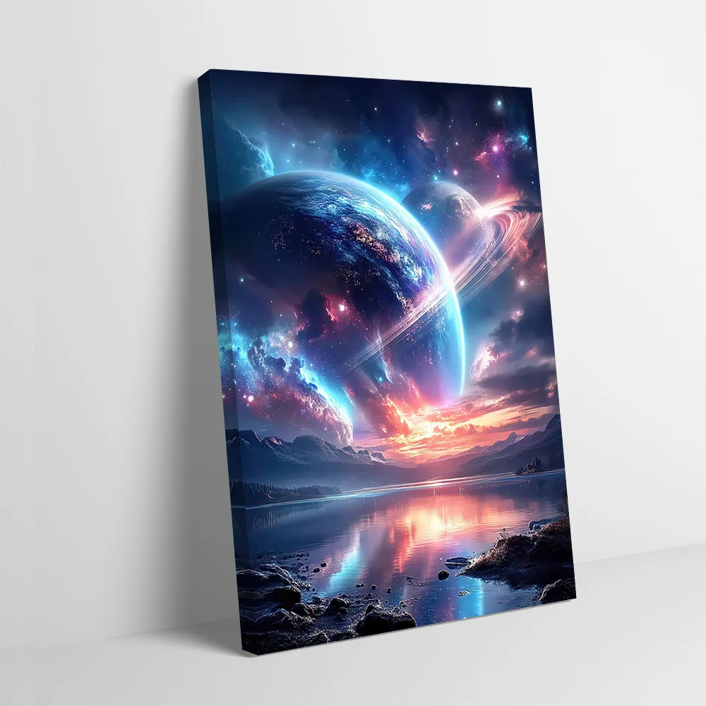 Interstellar Dreamscape Poster Customizable Printed Canvas Painting for Pictures Wall Art Living Room Decorations Home Decor