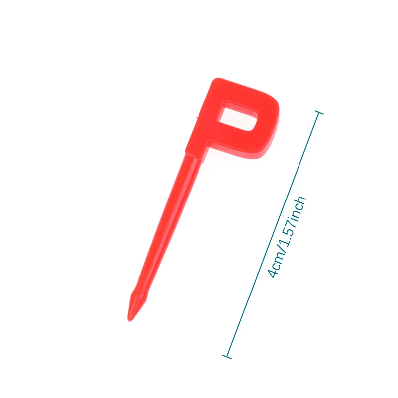 26Pcs Mini Cartoon Toothpick Fruit Forks 26 Letters For Bento Box Lunch Box Decorative