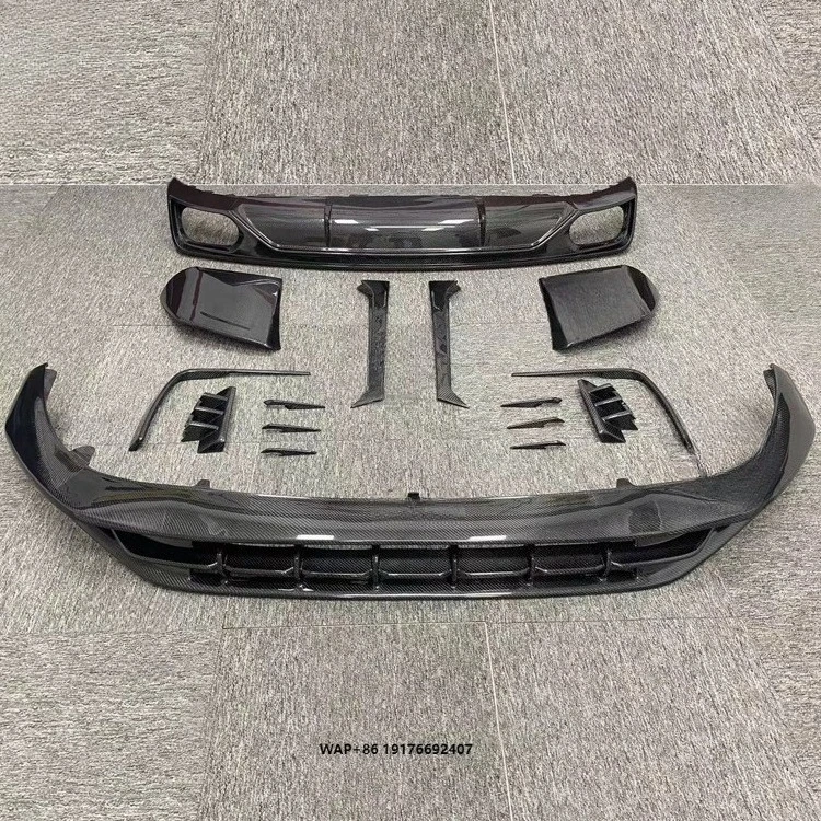 

2021 Q8 Abt Carbon Fiber Body Kit with Front Lip Rear Diffuser Spoiler Exhaust Pipe-New Condition