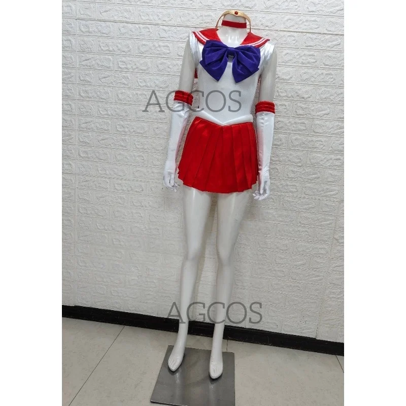 AGCOS Customized Hino Rei Sailorr Mars Cosplay Costume Woman Christmas Outfits Dress Costumes Cosplay view 2
