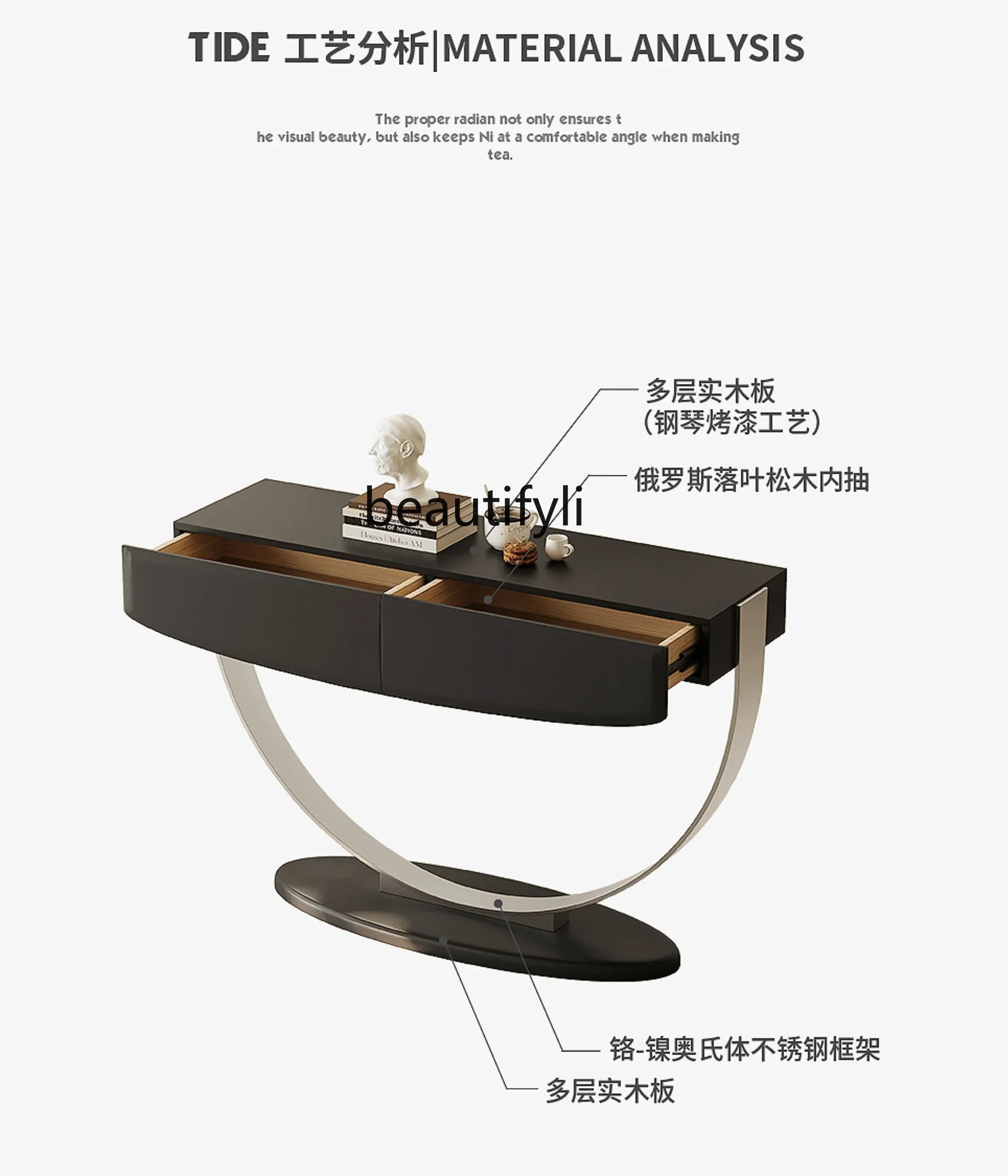 LXFrench Retro Home Entrada Armário de entrada Corredor Sala de estar Porta frontal ConsoleSSS