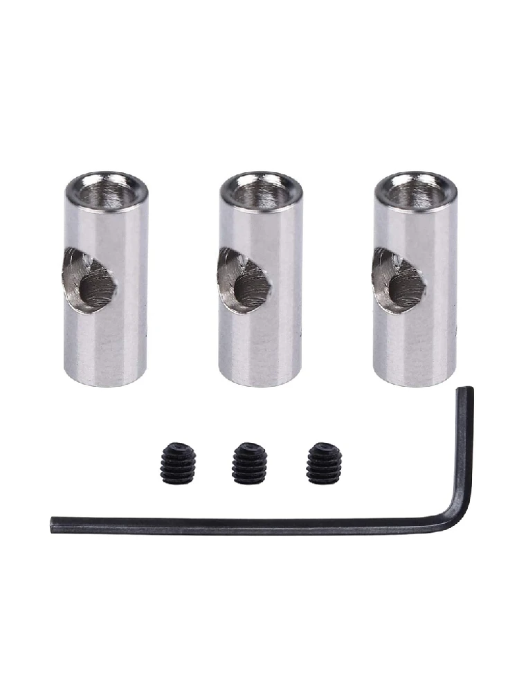Essieu de moteur 3.17mm à 5mm, changement d'arbre, manchon adaptateur pour modèle RC voiture bateau avion 3650 550 540, 3 pièces