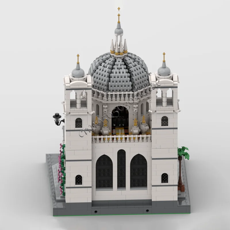 4064 PCS MOC Chiesa Medievale Castello Modello Modulare Building Blocks Set Educazione Assemblaggio Mattoni Giocattoli Per Bambini Regalo Di Natale