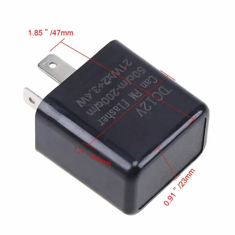 

Motorcycle Speed Adjustable Flasher Relay for LED Indicator Turn Signals Reliable Performance Superior Quality