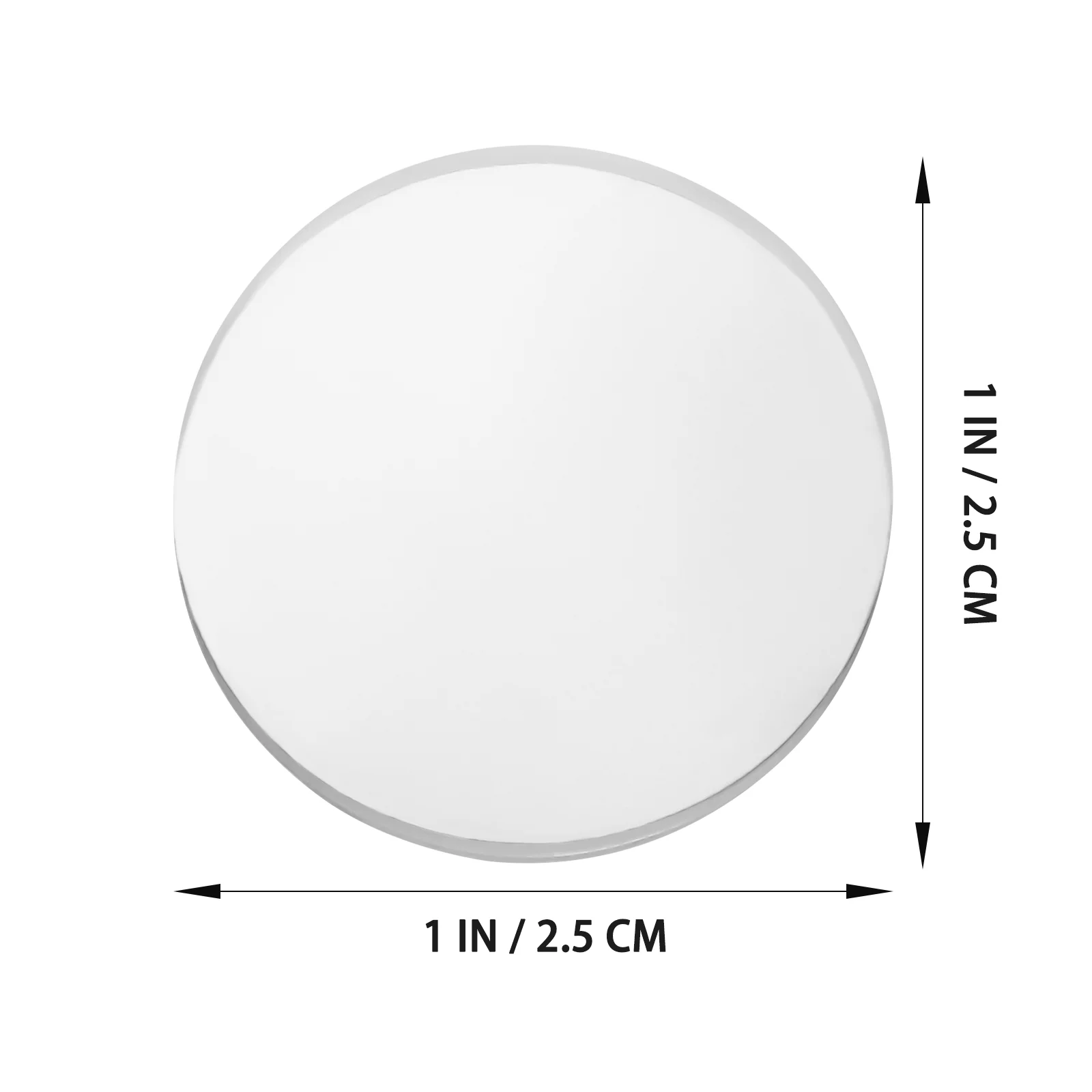 Junta de copo de vidro 25mm, 10 peças, transparente, madeira vermelha, almofada espaçadora temperada, fácil vara, remoção segura, almofada