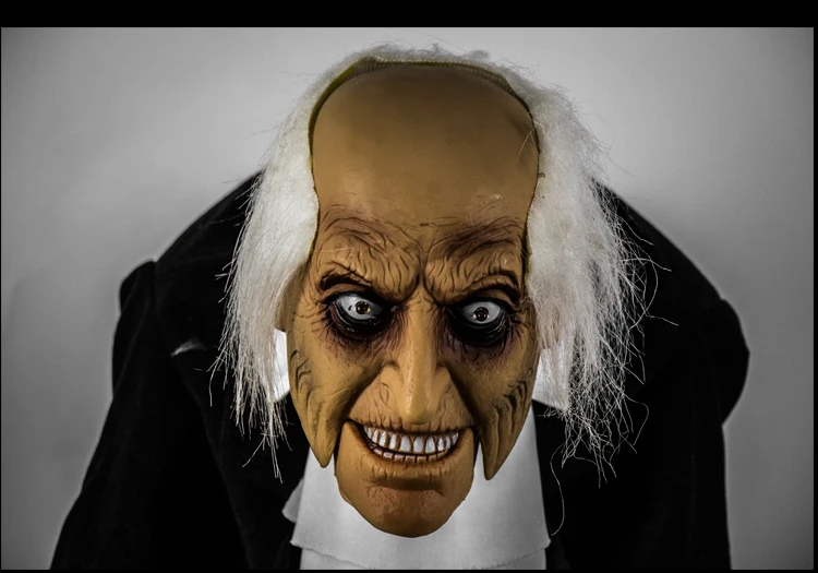 Halloween Props Electric Sensor End Plate Old Man Butler Ghost Standing Gege Witch Mall Haunted House Decoration