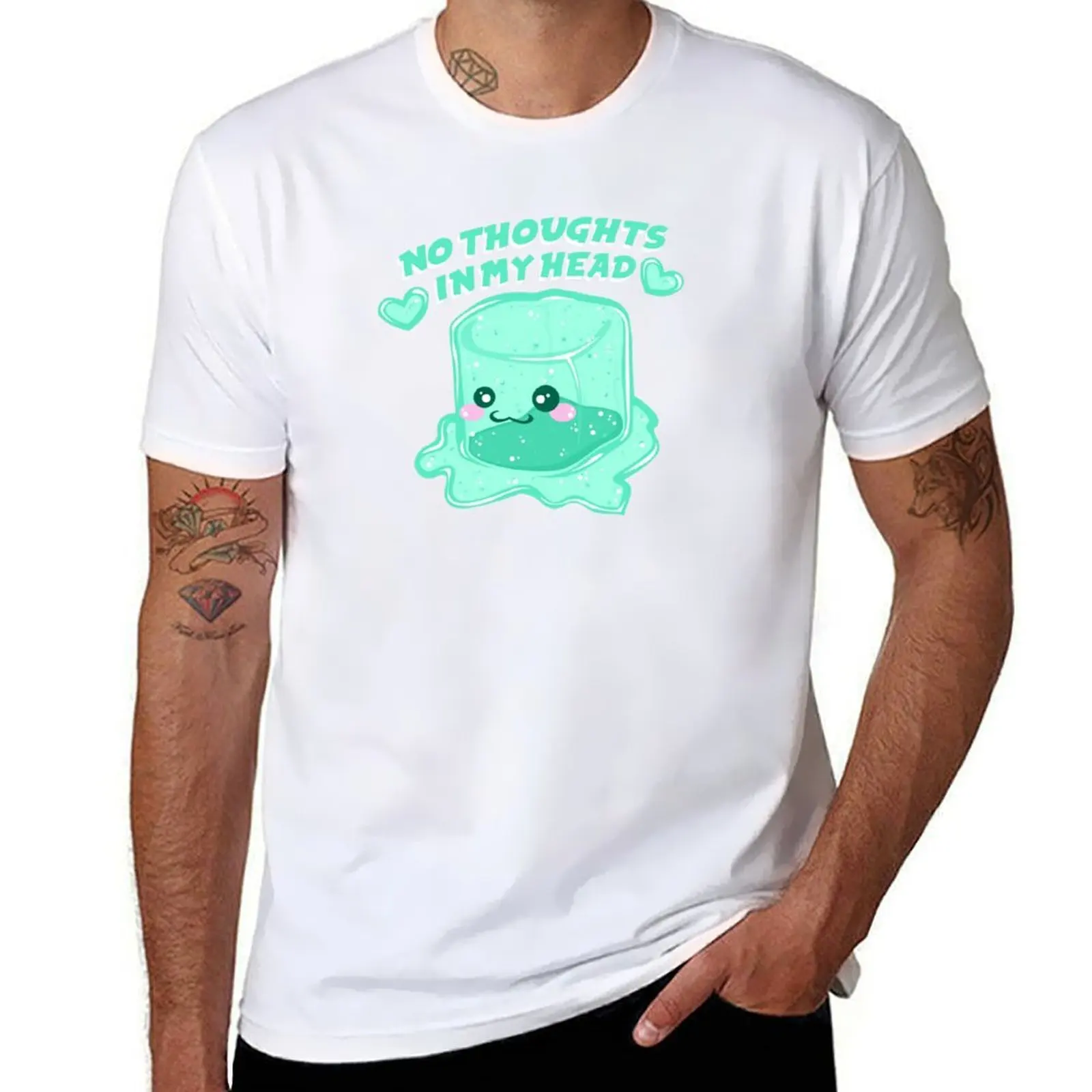 

Splat the Jelly Cube - Blank Mind T-Shirt funny t shirts dark humor men t shirt cotton 100% T-Shirt