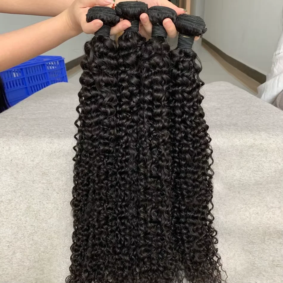 

30-дюймовые бирманские вьющиеся пучки человеческих волос, необработанные девственные волосы Remy, 100% необработанное плетение, натуральные кудрявые волны, двойной уток, нарисованное наращивание