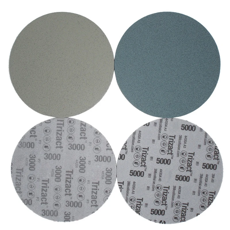 Disque de Papier de Verre en Éponge à Support Sec de 6 Pouces, 152mm, Outils de Conversion en Velours pour le Meulage