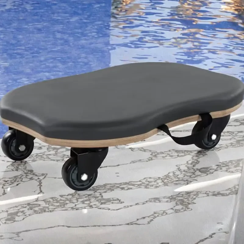 Durable Oak Pilates Sliding Balance Board Multifunctional Core Stability Trainer for Yoga Fitness Studio Omni Directional