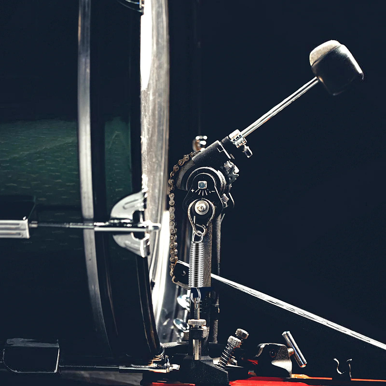 

2pcs Stainless Steel Drum Foot Pedal Spring For Bass Drum Kick Pedal Replacement Durable Percussion Instrument Parts Tension