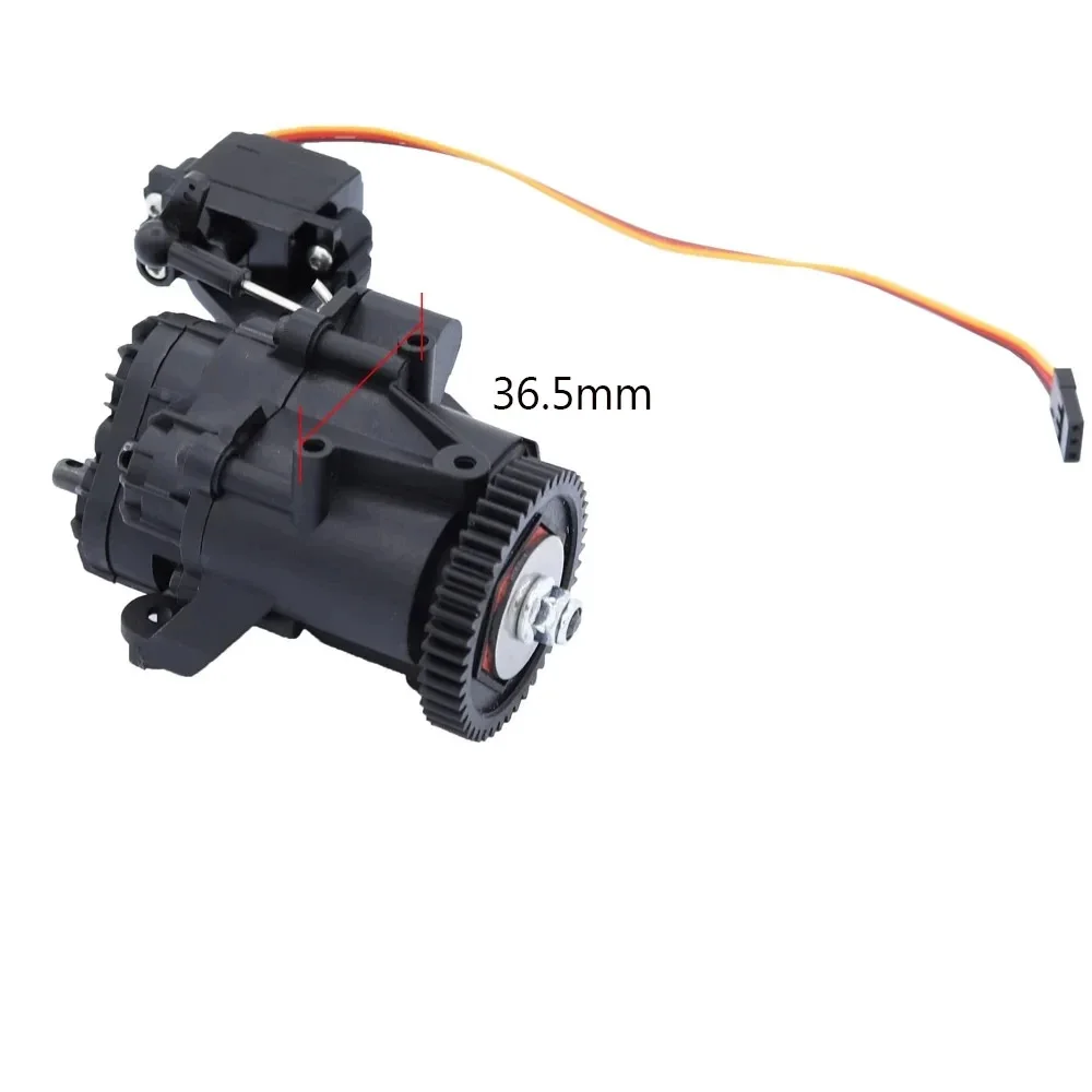 Caja de onda media de doble velocidad, conjunto alto/bajo, Servo engranaje de Metal para 1/10 TRX4 TRX6 TRAXXAS, piezas de mejora de coche trepador de control remoto