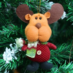 الوقوف سانتا كلوز دمية عيد الميلاد دمى السنة الجديدة زخرفة الرنة ثلج شجرة الديكور أعلى 10 مبيعات لعمود الثلج في عيد الميلاد - رقم 6