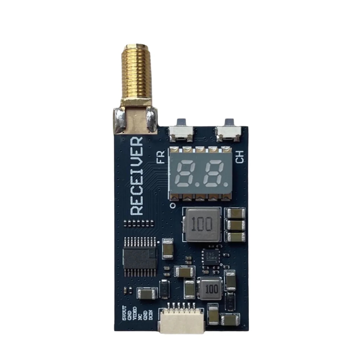 

2025+1.2G 1.3G RX1264- FPV VRX Module Wireless Analog Receiver FPV Audio Video Transmission Module Wireless Receiver