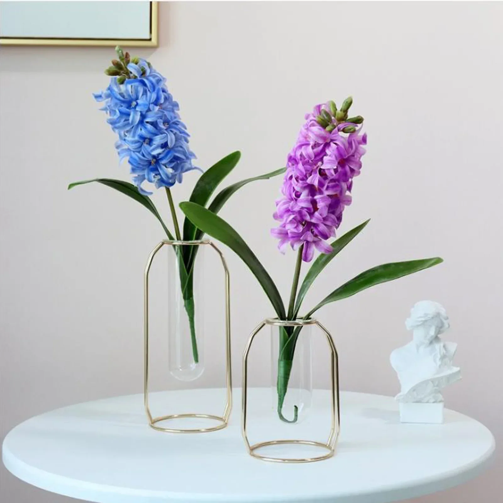 Artificial Hyacinth PE Hyacinthus Orientalis Simulation Flowers Plastic Real Touch Material: PE Romantic And Warm Decorations