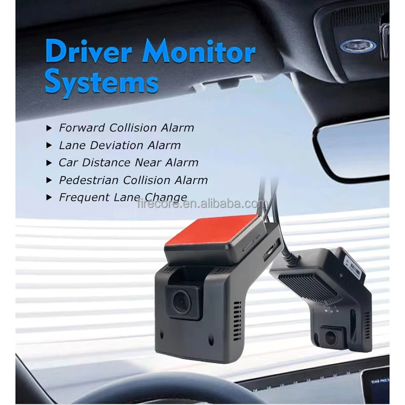 Firecore HX-X603 4G GPS BD Wifi WiFi Dual Camera HD Inside Front Rear Camera 1080P Recorder Car DVR Heavy Vehicle Dash Cam