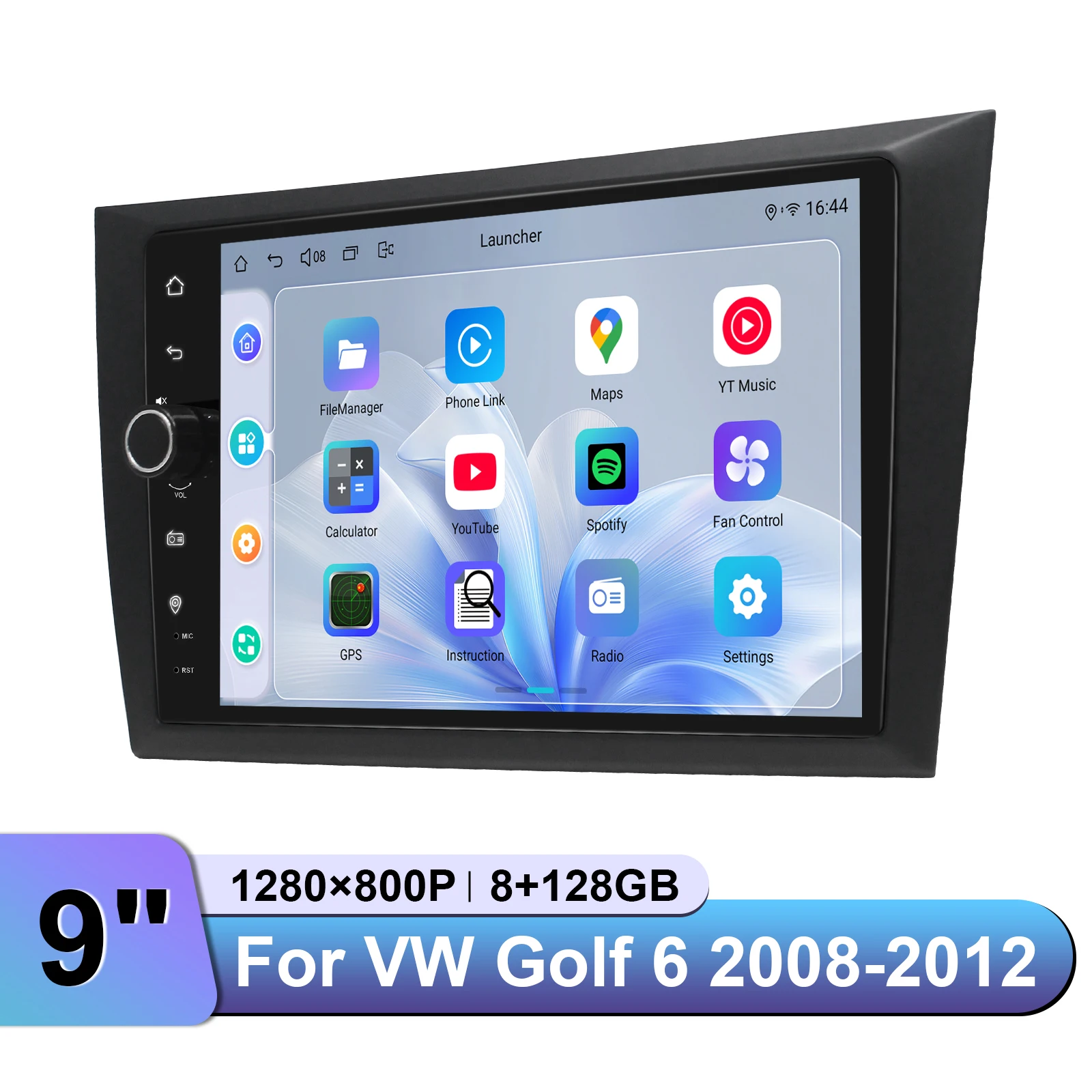 JOYING 9 "ترقية Apple Carplay Autoradio ستيريو السيارة لشركة فولكس فاجن جولف 6 GTi MK6 2008-2012 إبقاء OEM مصنع عجلة القيادة وكاميرا عكسية