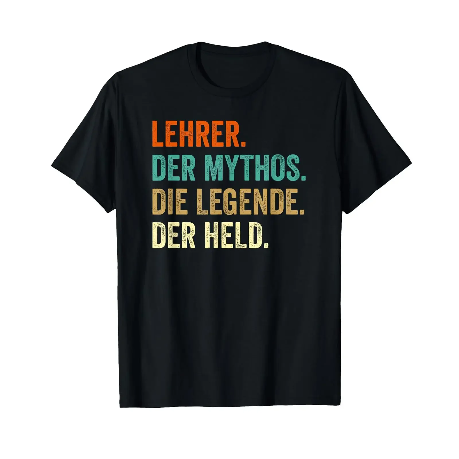 Lustiges Lehrer-T-Shirt im Vintage-Look mit Grafikdruck für den Alltag, leicht stylisch, bequeme Streetwear, atmungsaktiv, weich.