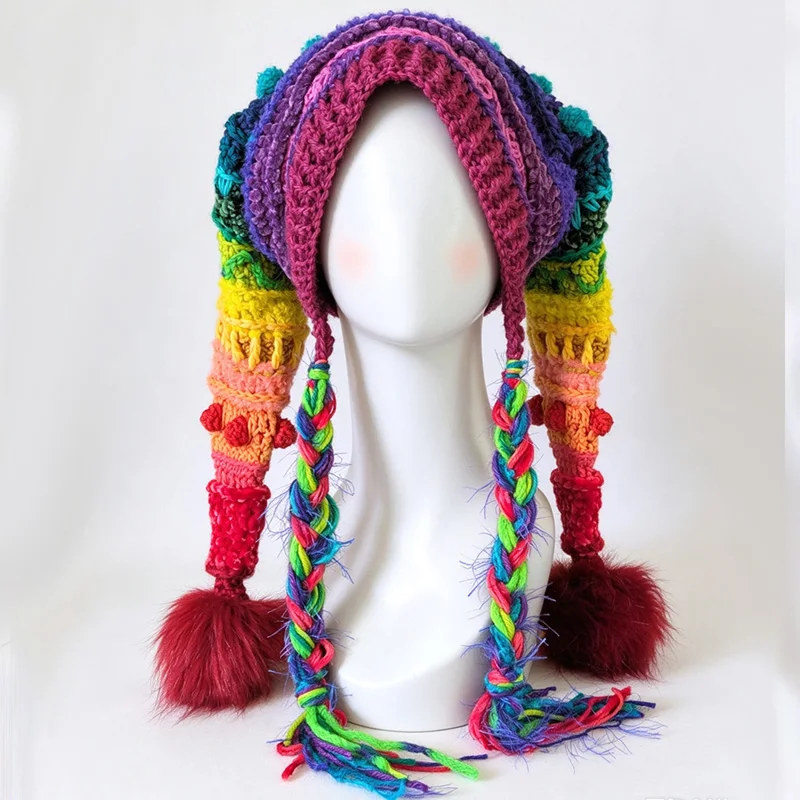 PATTERN: Fools Cap / Crochet Jester Hat / PDF Download
