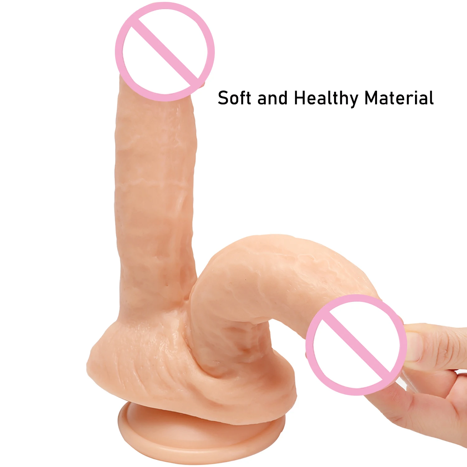 Huge Double Dildos Double Penetration Vagina and Anus Soft Penis Realistic Dick Sex Toys Phallus Double Headed Dildo for Women