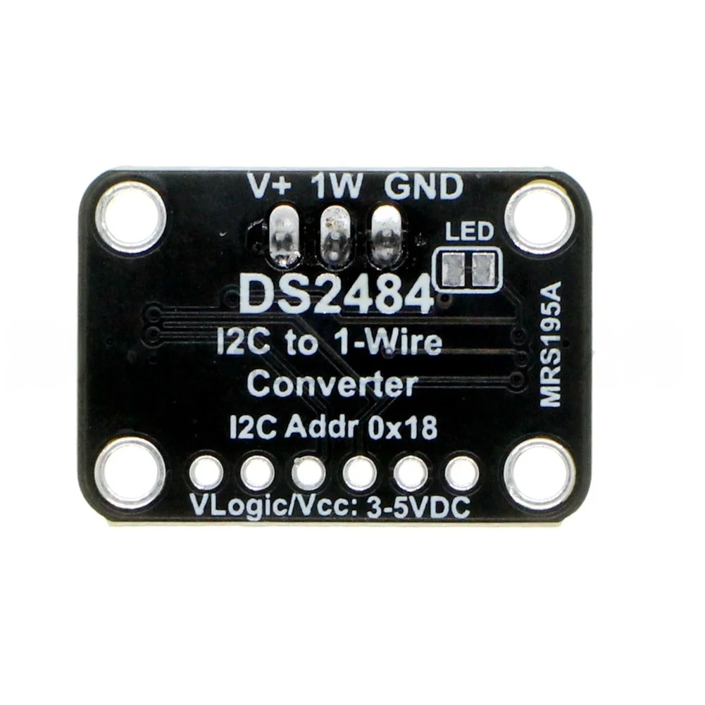 DS2484 I2C to 1 Wire Adapter for Embedded Systems with Wide Voltage Range 2.5V to 5.5V and Temp Range -40C to +85C
