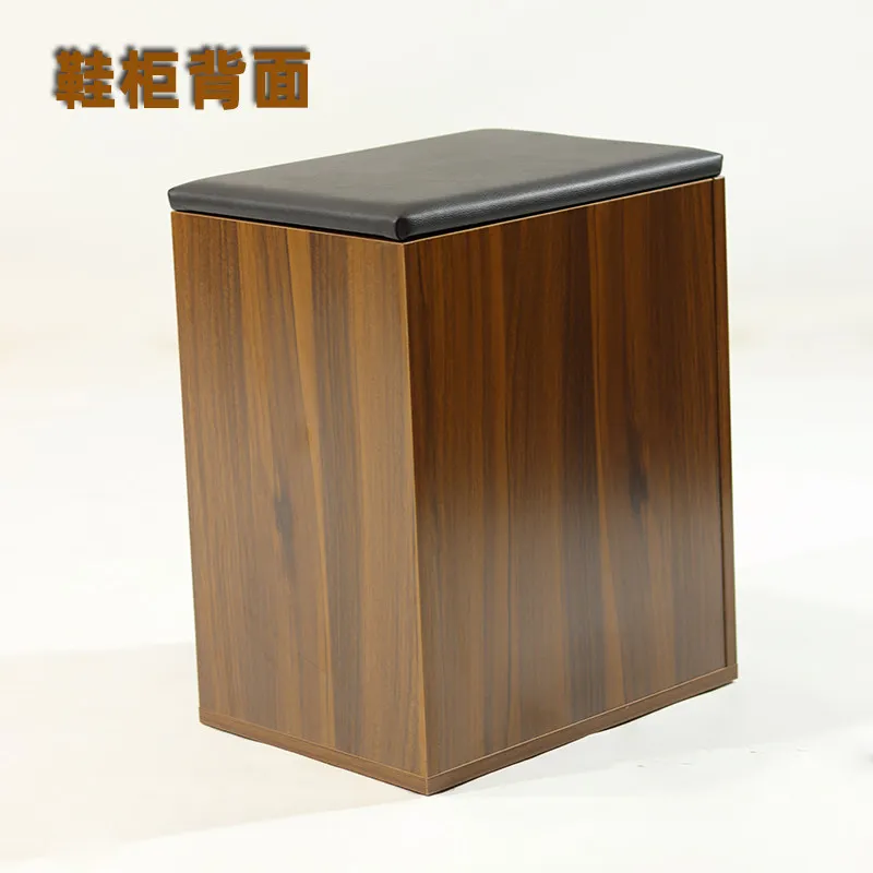 For Flip-Door Shoe Cabinet with Seat, Entryway Shoe Rack & Bench Combo, No Installation Needed