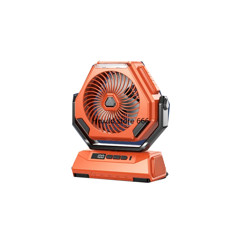 Outdoor camping rechargeable electric fan long battery life portable