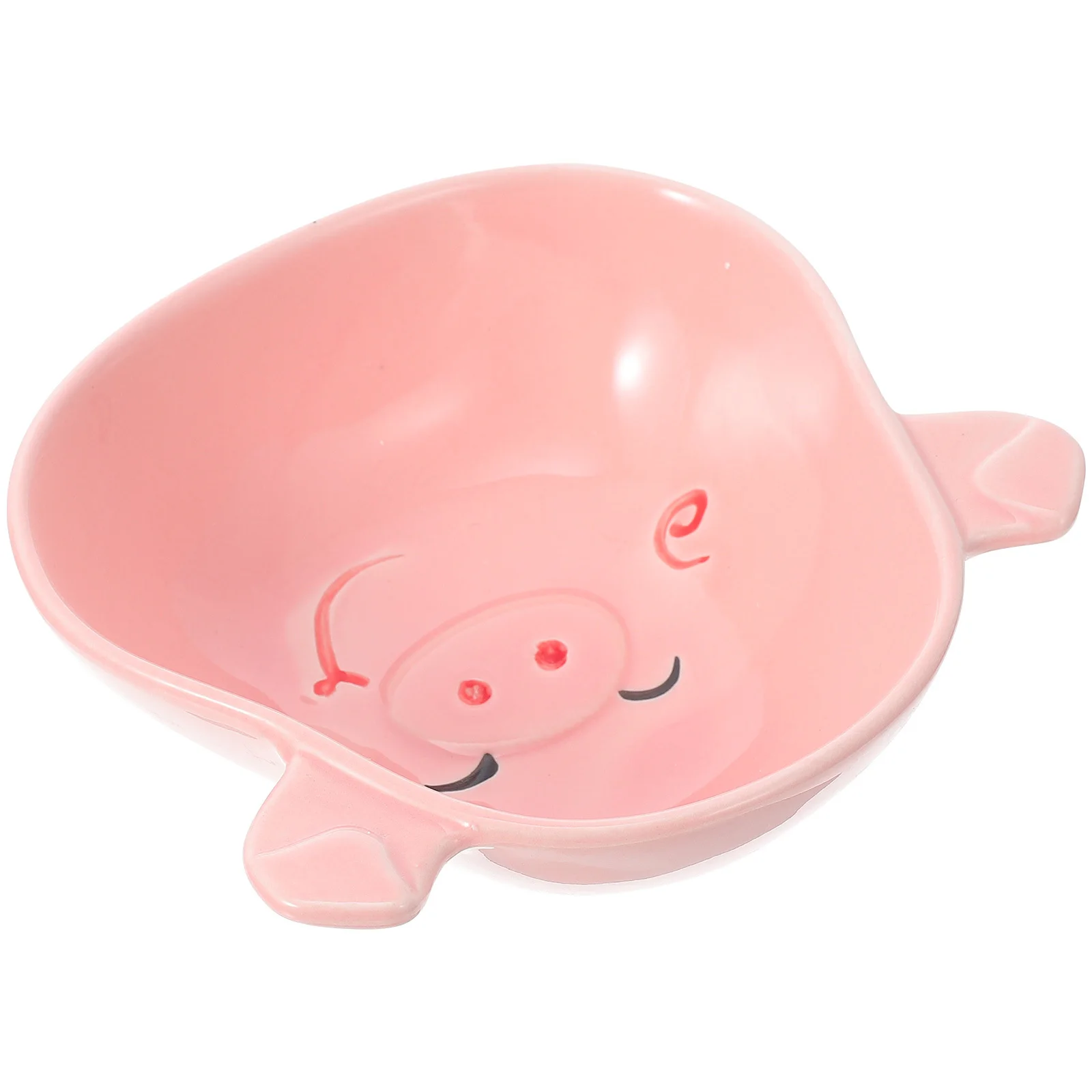 

1 шт., милая миска со свиньей, керамическая посуда для рукоделия, милый мультяшный узор, миска для сервировки еды для домашнего ресторана, супа, лапши, салата