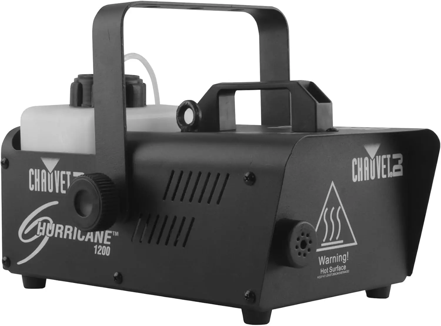 Compact Lightweight 1200 Fog Machine Timer Remote Fast 2 Minute Heat Up Manual Fog Button 18000 CFM High Output Water Based Smok