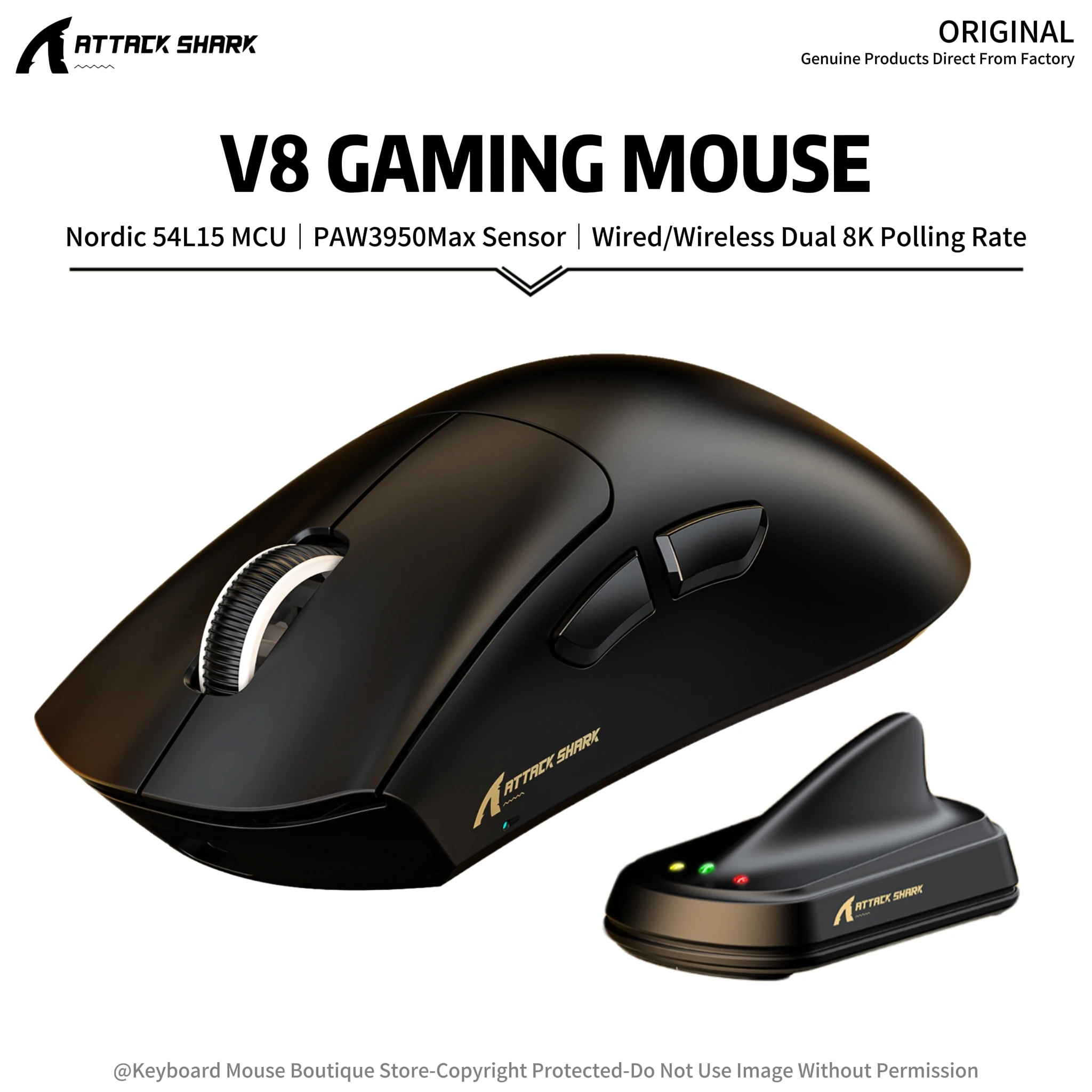 Attack Shark V8 Lig…