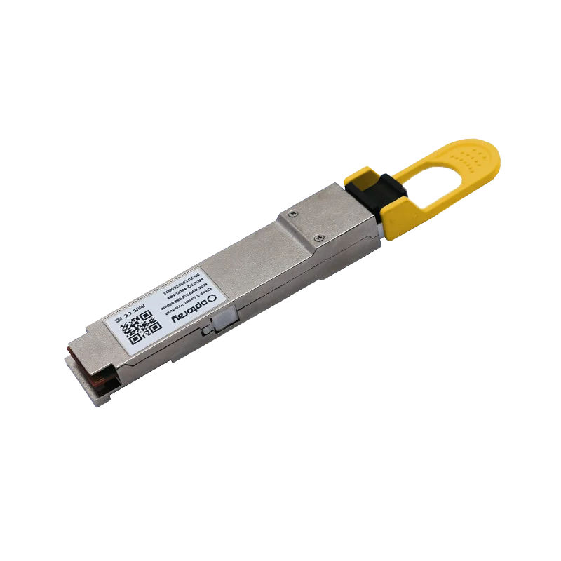 

Hot Selling QSFP112 400GBASE-DR4 Optical Transceiver Module 1310nm 500m DOM MPO SMF Fiber Optic China Manufacturer's Used