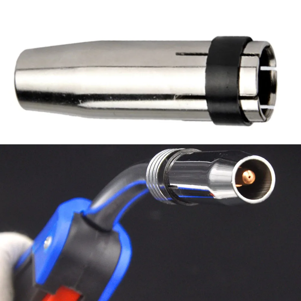 1PC MB 24KD Torch Gas Nozzle 12.5mm Shield Cap For MIG & MAG Welding 12.5mmx63.5mmx20mm MIG Consumables Welding Parts