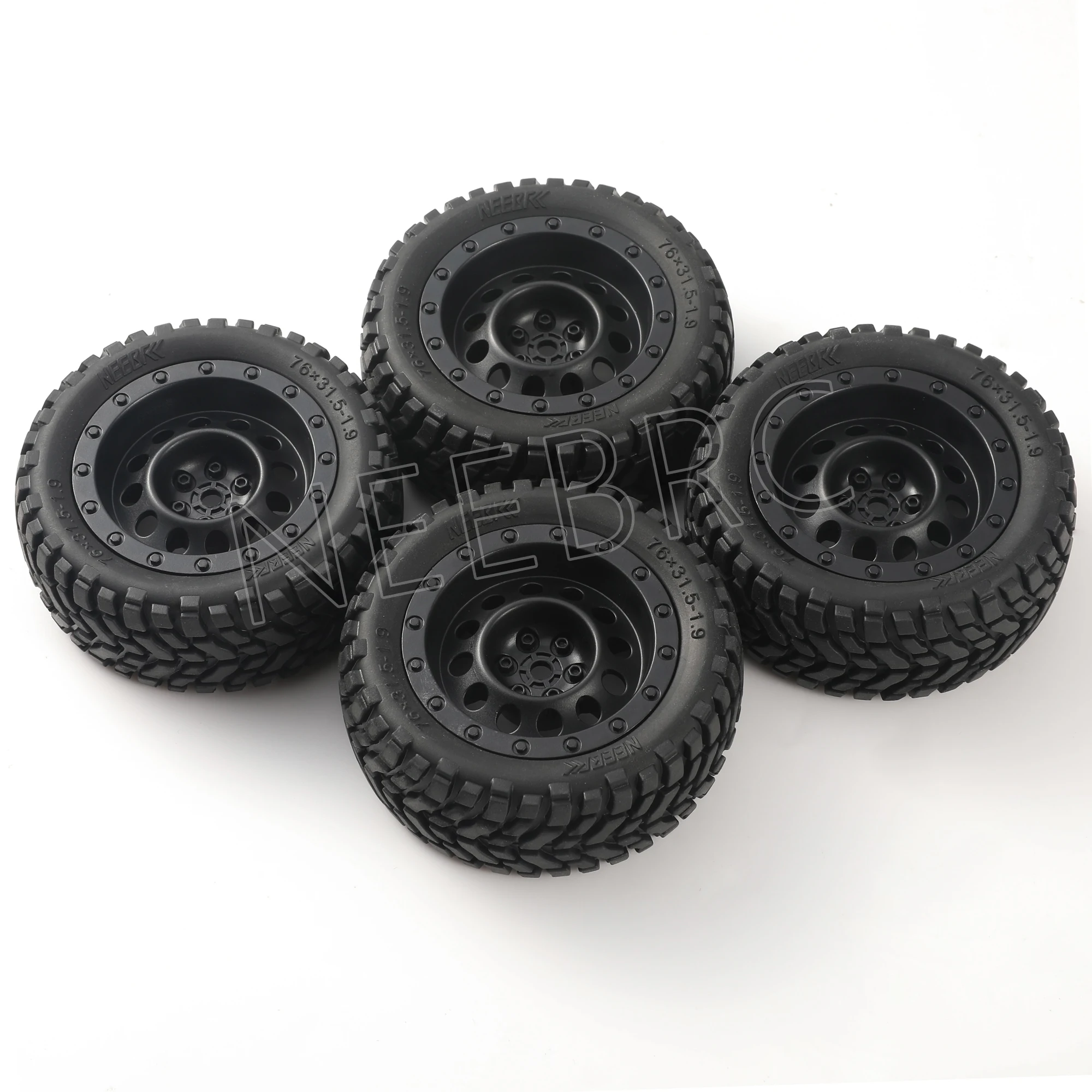 4 szt. 75 mm koła Off Road Buggy Opony Koło do Wltoys 144001 124018 124019   MN99S MN90 MN86 HSP HPI 1:10 1:14 1:16 Samochód