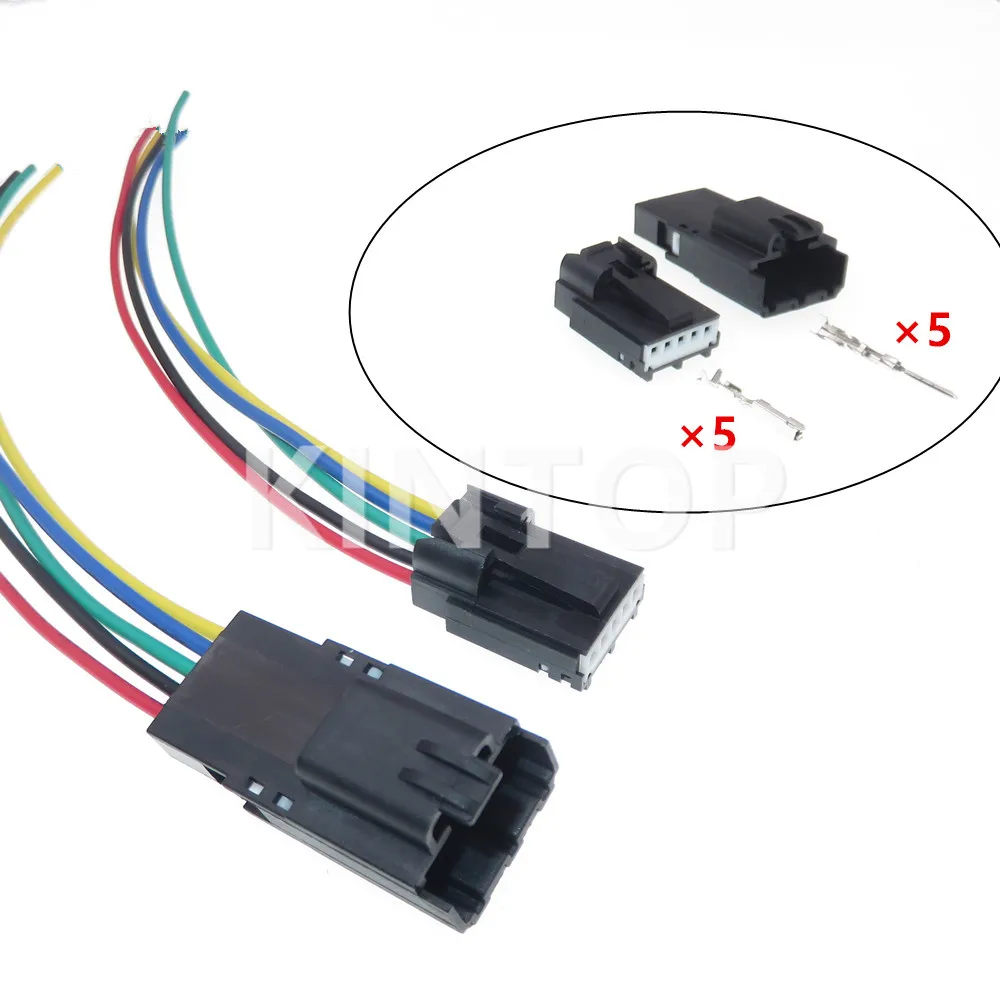 

1 Set 5 Pins 31072-1070 31072-1010 Auto Electrical Cable Connector AC Assembly Female Male Wiring Harness Plug For Ford