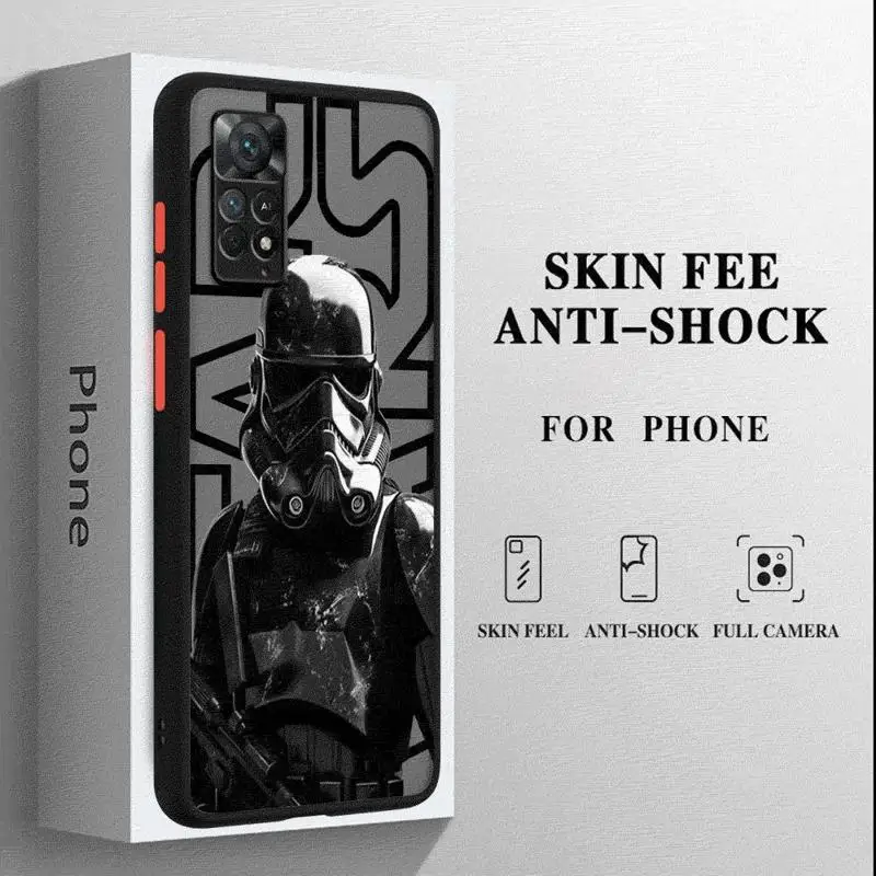 Star Mandalorians Cover W-Wars for Xiaomi Redmi Note 11 Pro 12 Pro 5G 9 13 9S 9T 10 10S 11 13S 10 12S 13 12 Pro plus Phone Case