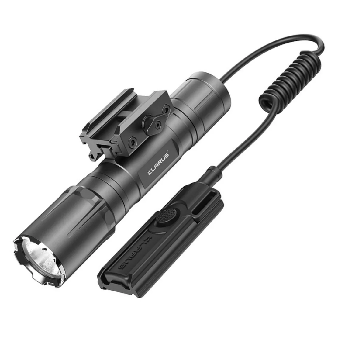 Klarus GL4 Rechargeable Torch Lighter 3300LM Tactical Flashlight with Removable Slide Rail Mount and Remote Switch 21700 Battery