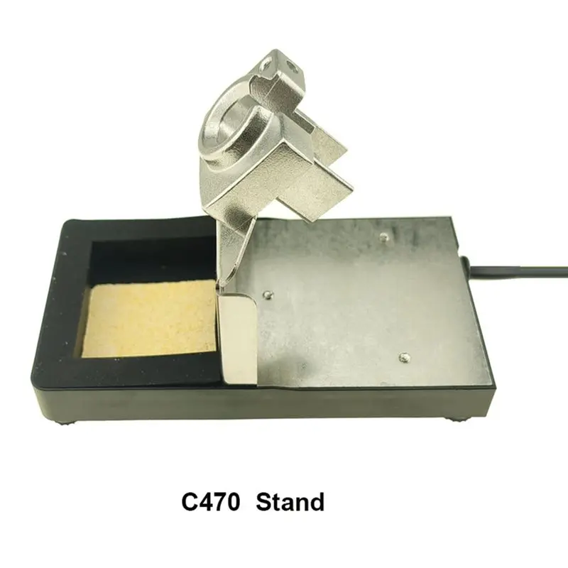 ABDJ-soporte de mango de estación de soldadura C470 C245 C210 para puntas JBC herramientas de soldadura de hierro aleación de aluminio rápida de sueño automático