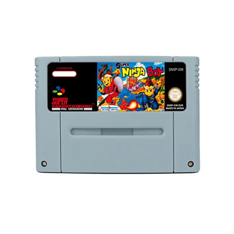 Super Ninja Boy  Action Game for SNES 16 BitRetro Cart Children Gift