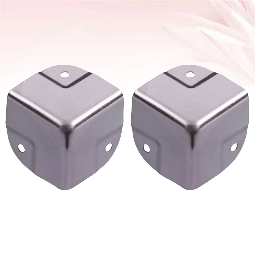 4 шт., угловая пленка из нержавеющей стали, уникальная угловая защита в стиле ретро для футляра для ювелирных изделий, предметов домашнего обихода, защита