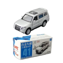 Caipo 1:43 scala Pull-Back Car PAJERO Diecast Model per Collection Friend Children Gift