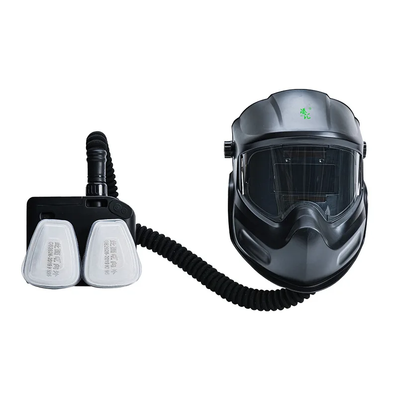 Electric air supply welding mask, anti-virus and dust, anti-strong light and anti-punching auxiliary