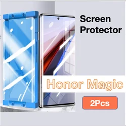 2Pcs For HONOR Magic 6 5 4 3 Pro Magic6 Magic5 Magic4 Magic3 Pro Toughened Glass Screen Protector Protective With Install Kit