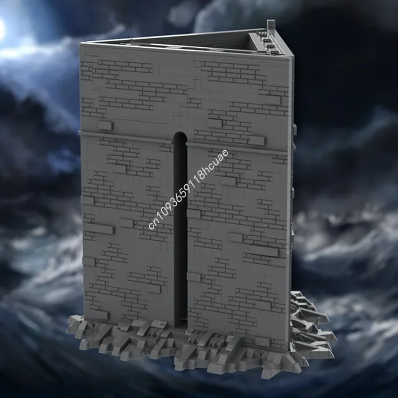 1989 Uds. MOC Modular personalizado Azkaban House Street View modelo de bloques de construcción Diy montaje creativo ladrillos educativos juguetes regalo para niños