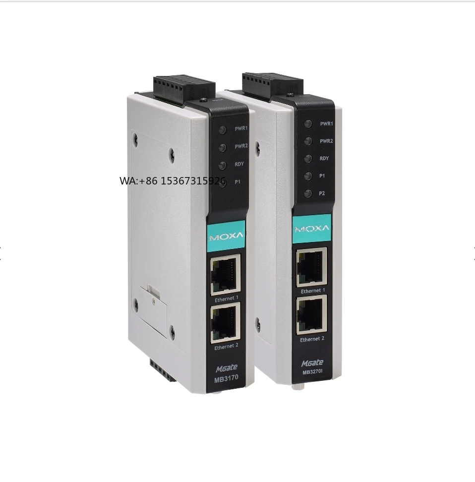MGate MB3170 Modbus TCP Gateways Network Switches فئة المنتج