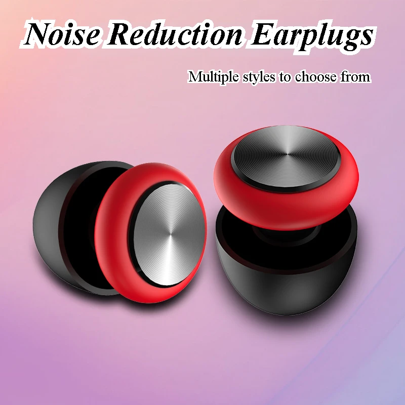 Sleeping Silicone Earplugs for Men & Women Noise Reduction Soundproof Reusable Soundproof Noise Canceling Ear Plugs for Swimming