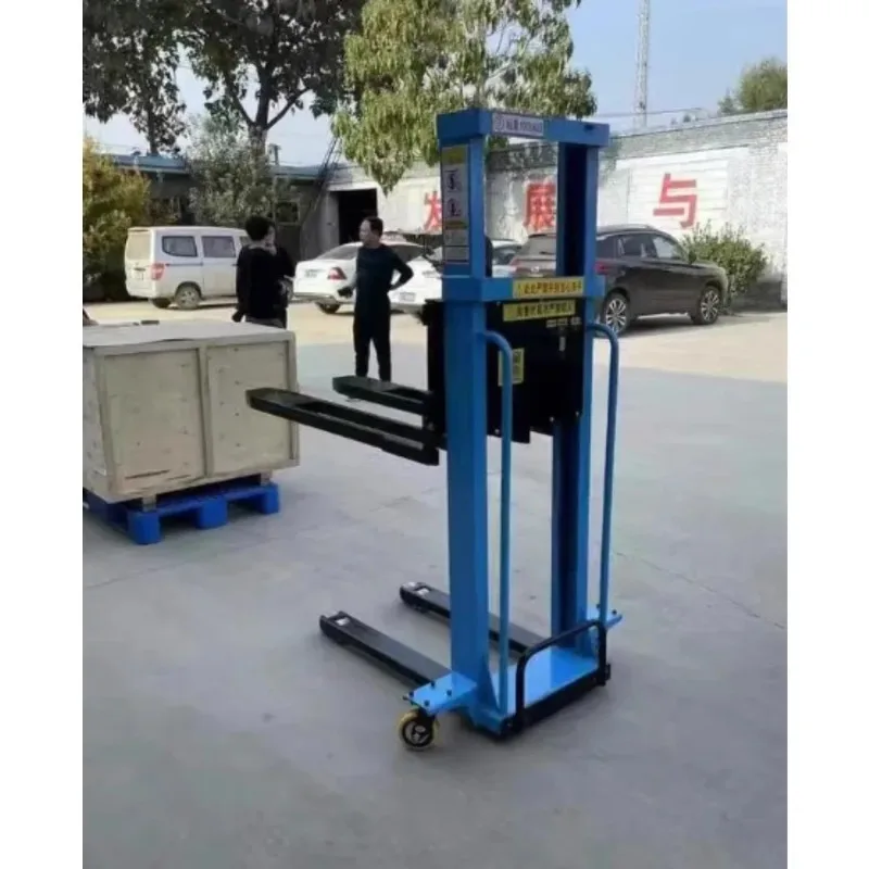 

Electric forklift loading and unloading tool portable manual hydraulic transporter