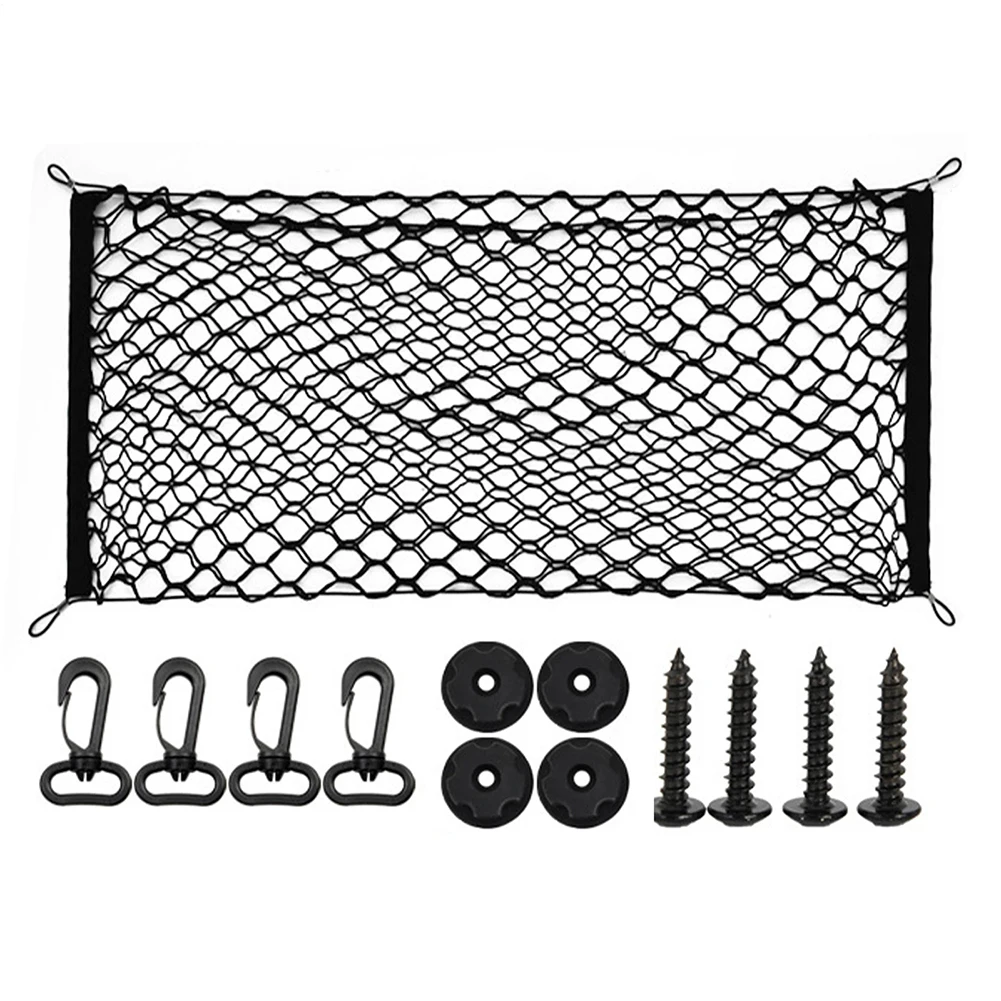

Elastic Mesh Storage Car Trunk Net Easy Installation High Reliability Stable Characteristics Nylon Mesh Cargo Net Auto Organizer