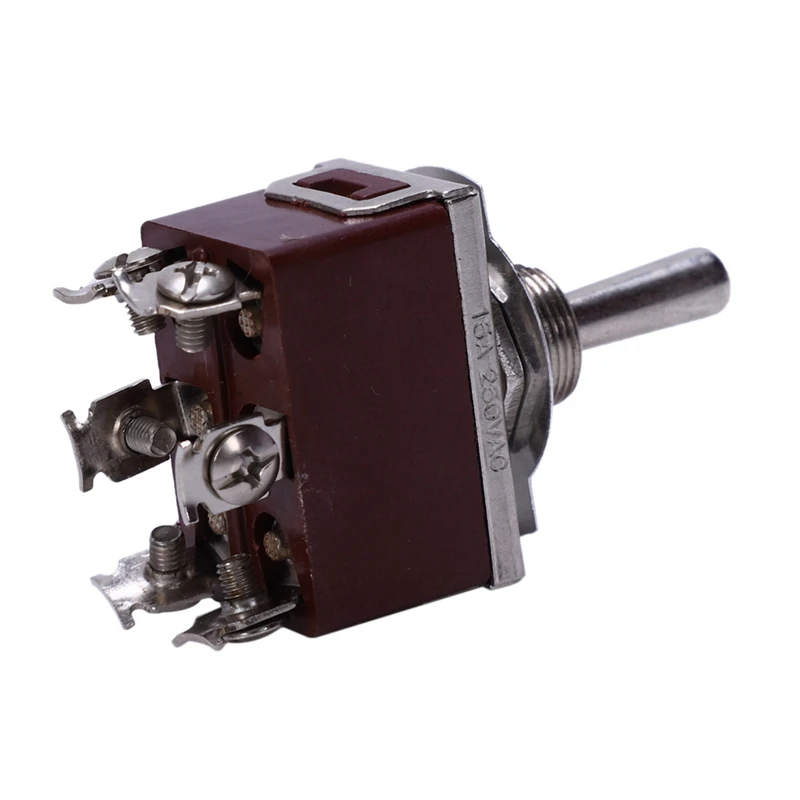 Promotion! 4X AC 250V/15A 125V/20A ON/OFF/ON 3 Position DPDT Momentary Toggle Switch