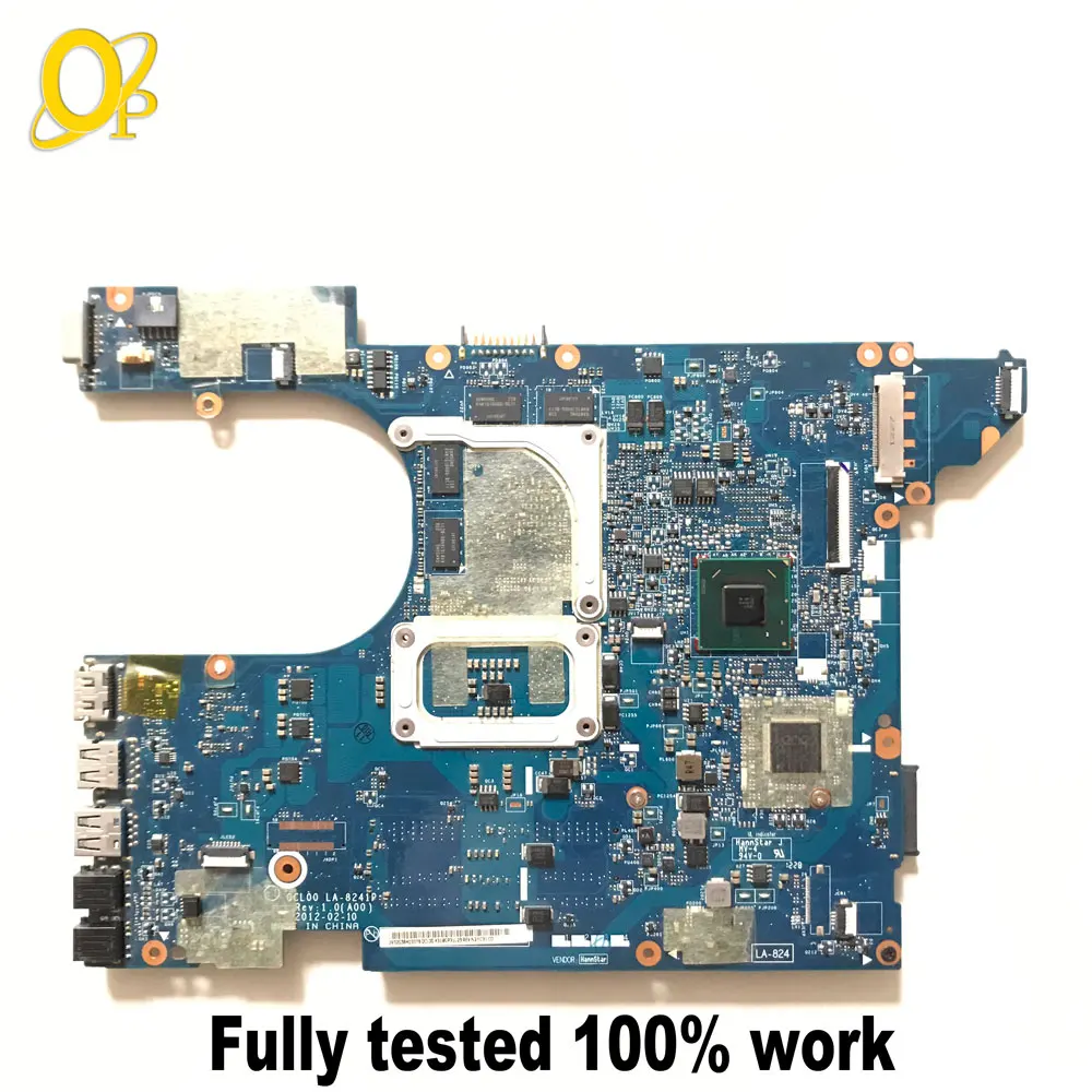 QCL00 LA-8241P Motherboard for Dell Inspiron 15R 5520 7520 Laptop Motherboard HD7600 / HD7630 / HD7670 1G GPU DDR3 Tested