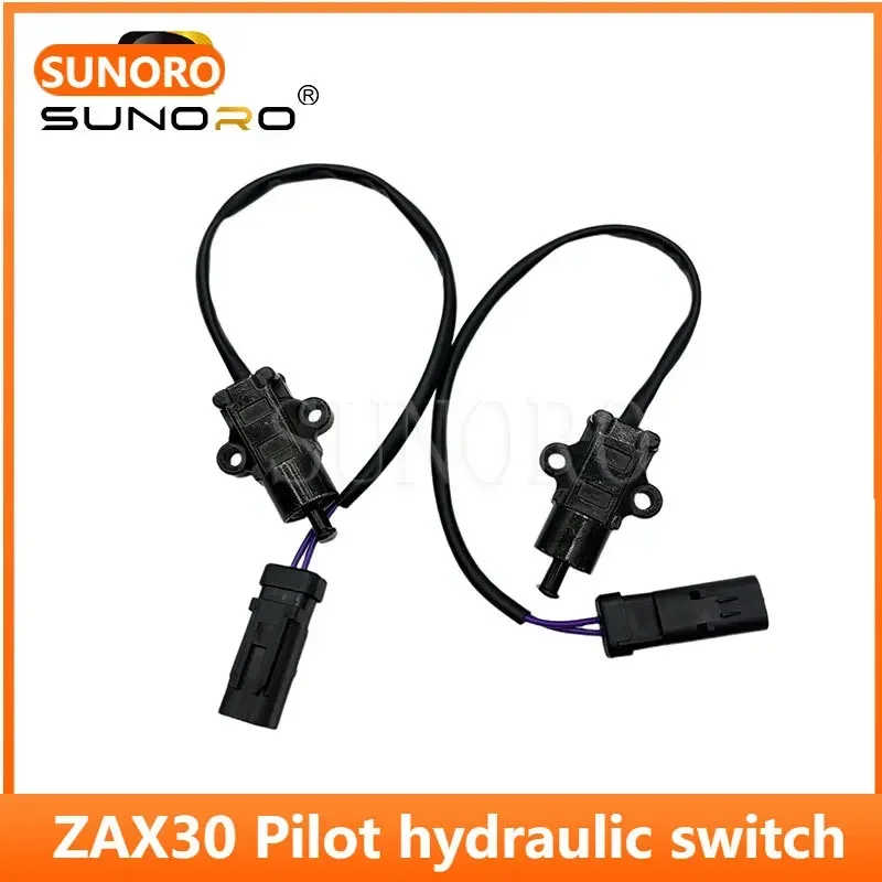 Oil-Pressure Switch ZAX30/E305/E306/E307/PC56 – 24V Pilot Signal for 5-8t Excavators, Plug-and-Play, 12-Month Warranty